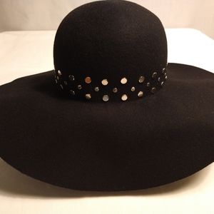 PRESTON & YORK 100% WOOL FELT FLOPPY BRIM HAT (* NWOT *)